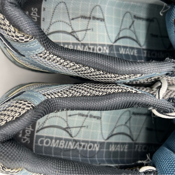 Skechers Shape-Ups Combination Wave SN12360 Walking Shoes Gray Blue Men’s 9.5 - Picture 12 of 16